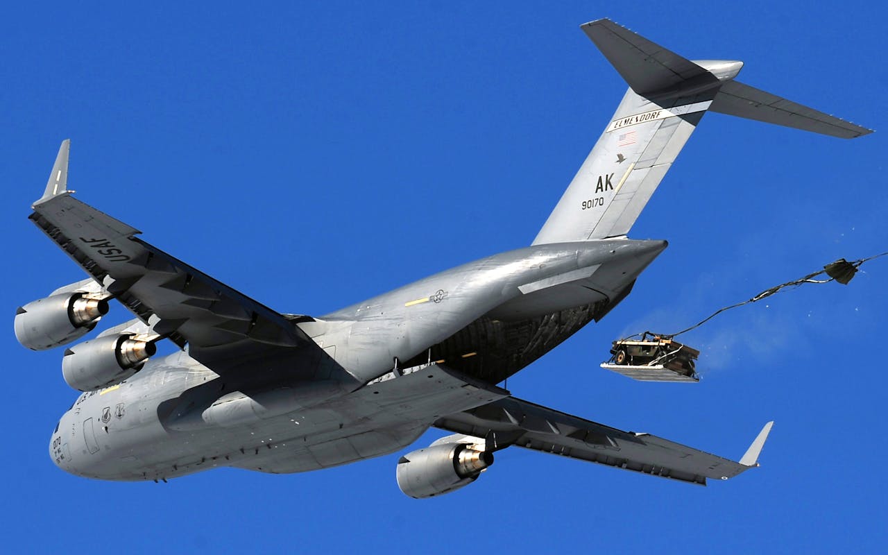 Gray Jetplane on Blue Sky